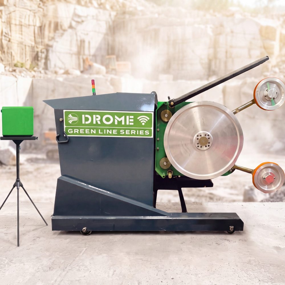 Drome Green Line quarry wire machine on site