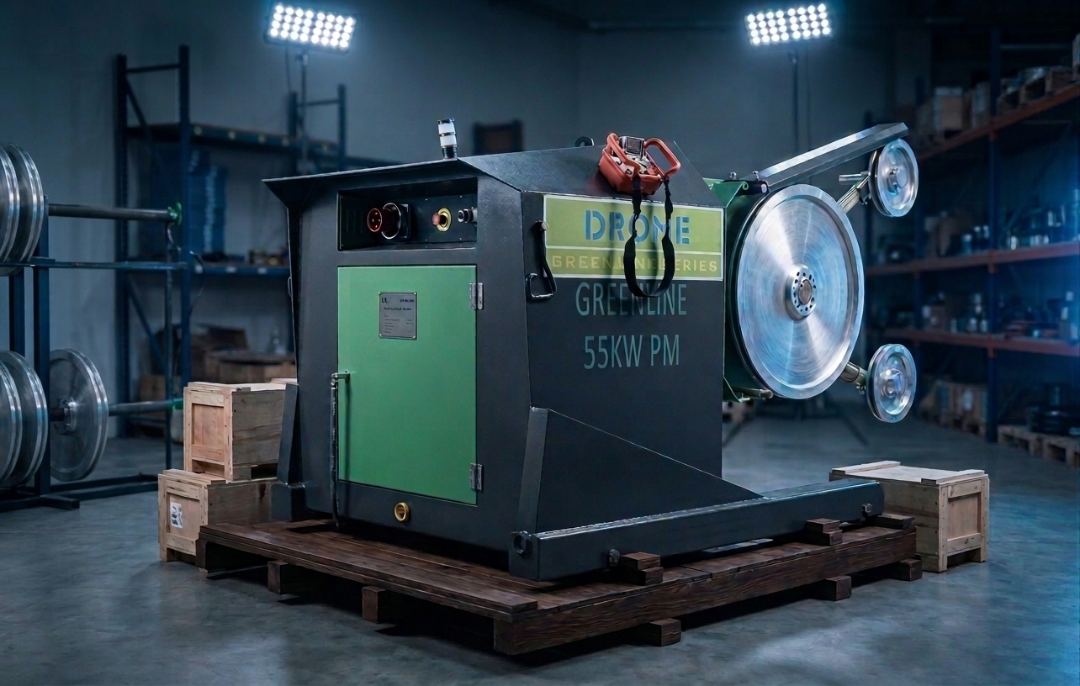 Drome machine prepared for rental