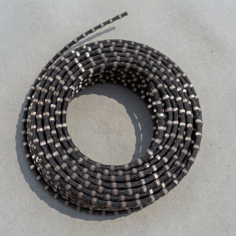 Coil of quarry diamond wire